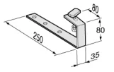 Remeha Verankeringsijzers leiendak inox remeha 89807319