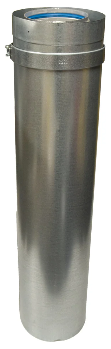 Remeha Onderdakse verlengbuis dikw.alu concentr DN150/220 L=1m remeha M76585