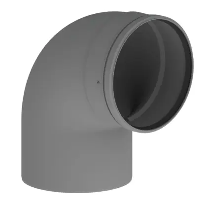 Remeha Enkelwandige rookgasbocht Remeha RGA 90° 150mm/150mm kunststof M85781