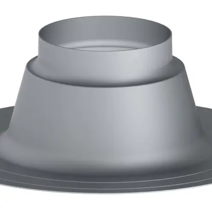 Remeha Aluminium plakplaat plat dak t.b.v dakdoorvoer 80/125 M87376