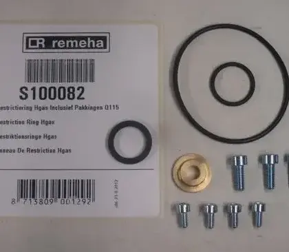 Remeha Restrictiering hgas incl. pakkingen Q115 remeha S100082