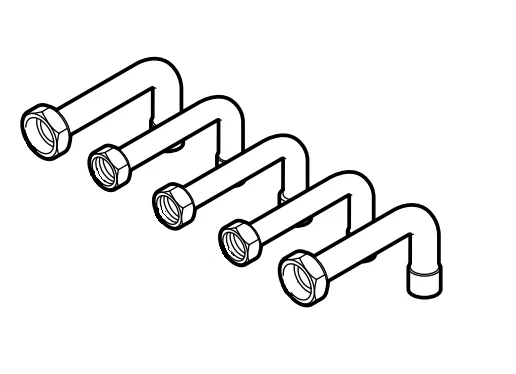 Remeha Leiding set 22/15mm calenta 15s-25s-35s-28c-40c remeha S101001