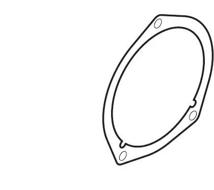 Remeha Afdekplaat brandergat remeha S57785