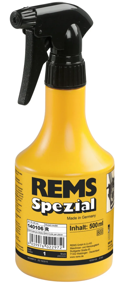 Rems Draadsnijolie sproeifles 500 ML rems 140106R
