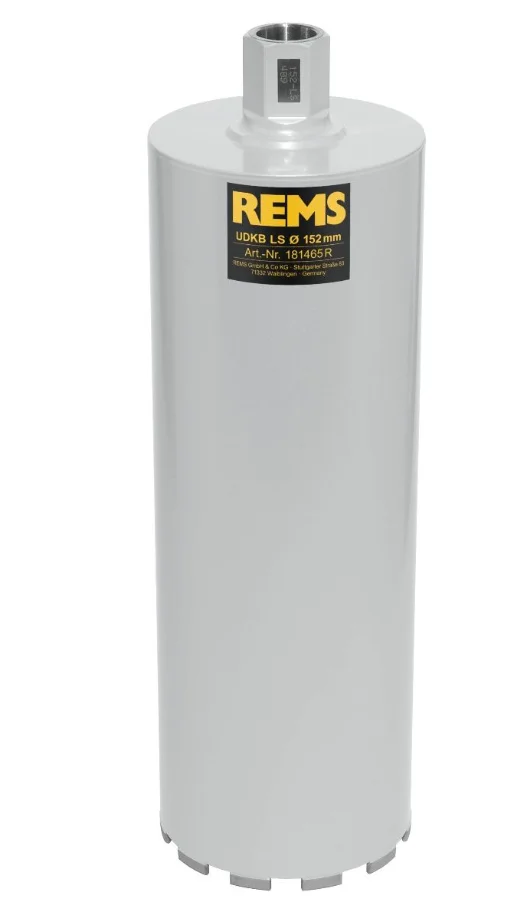 Rems Diamant boorkroon Rems Ø152mm L420mm 1 1/4" voor nat bedrijf 181465R