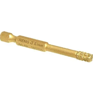 Rems Diamant boorkroon Rems Ø6mm L430mm 1 1/4" voor nat bedrijf 181711R