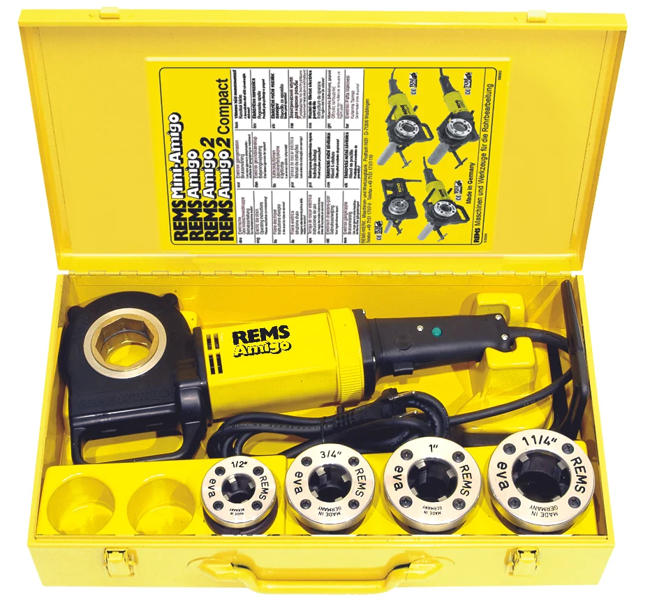 Rems Amigo draadsnijmachine set R 1/2-3/4-1-5/4 rems 530020R220