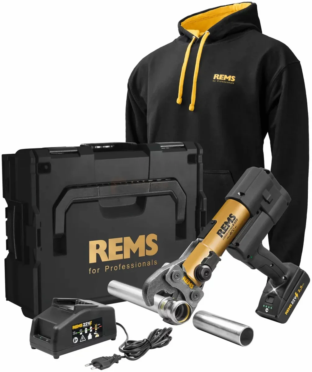 Rems Persmachine Rems Akku-Press accu met koffer 2.5Ah met oplaadeenheid 576X19RG220