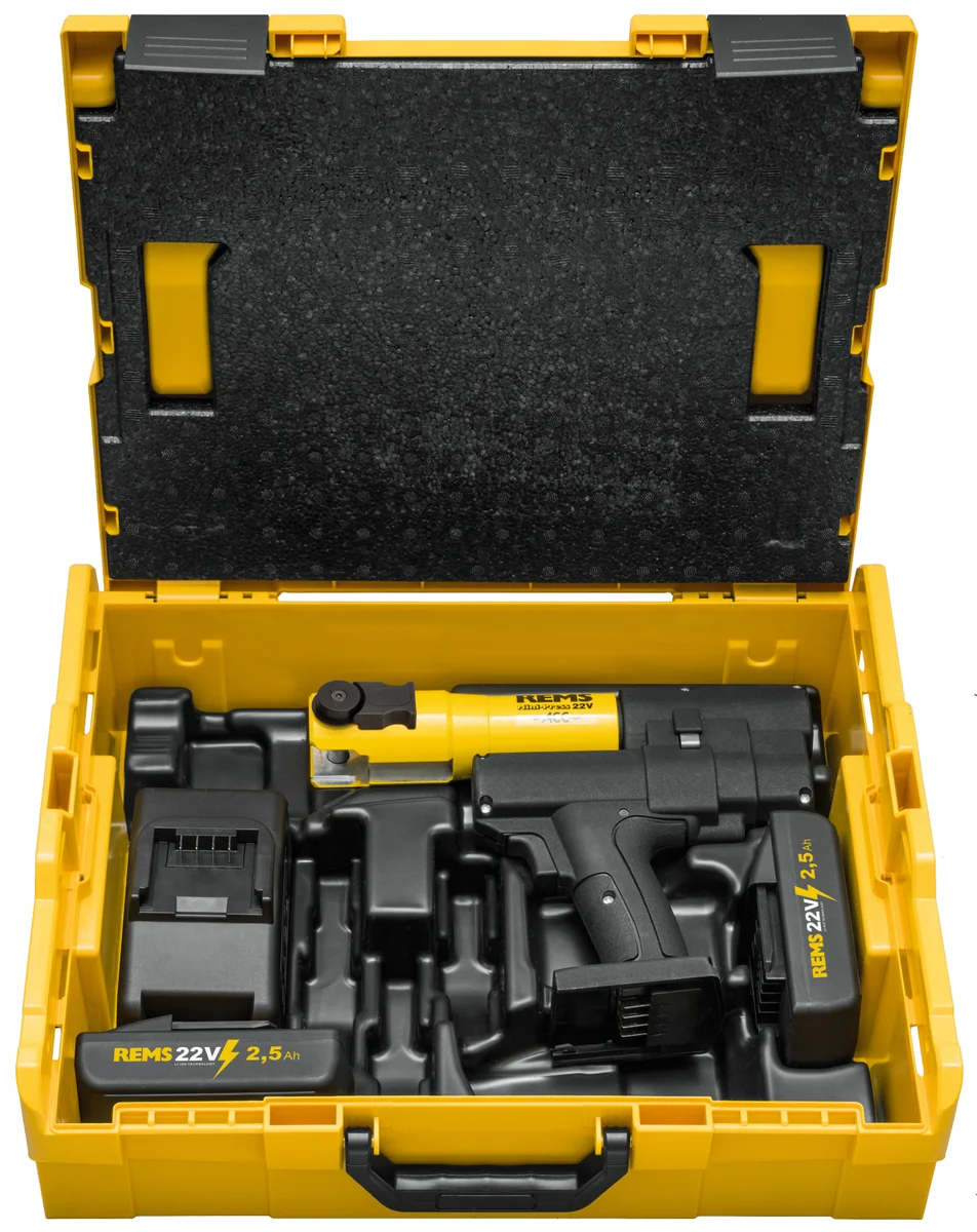 Rems REMS Mini-Press 22V ACC Basic-Pack L-Boxx +accu 2,5Ah 578066R220