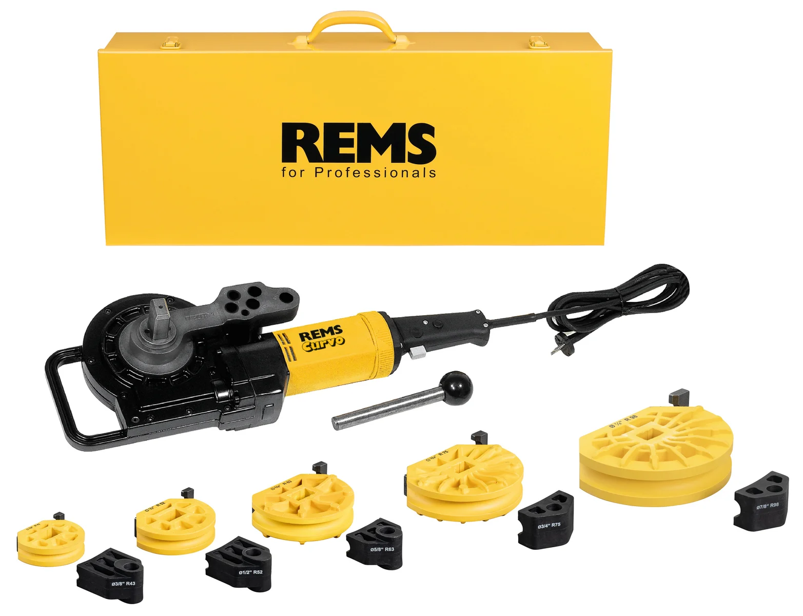 Rems Rems Curvo Set 3/8+1/2+5/8+3/4+7/8inch Rems 580024R220