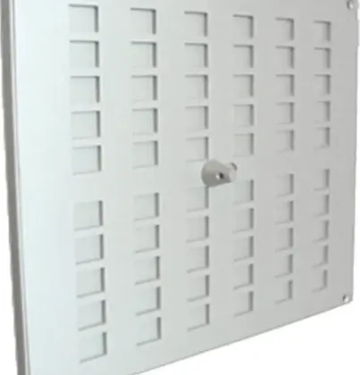 Renson 4032 binnenrooster 240 x 200 mm - opbouw - wit RAL 9010 10458