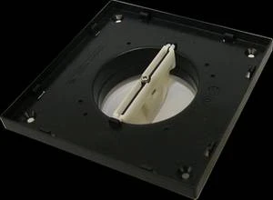 Renson System C+ Evo roosterbasis 125 mm - 174 x 174 mm - zwart - regelbaar 10936