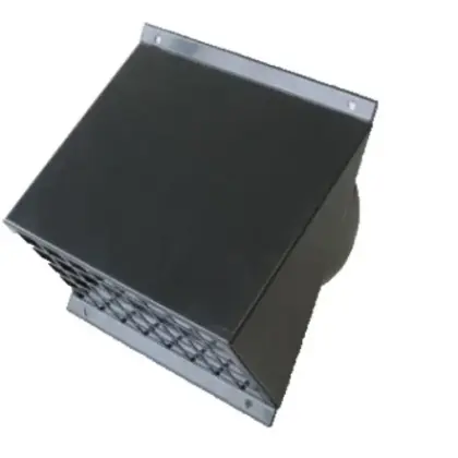 Renson Acces geveldoorvoerrooster 150 mm - zwart 12013