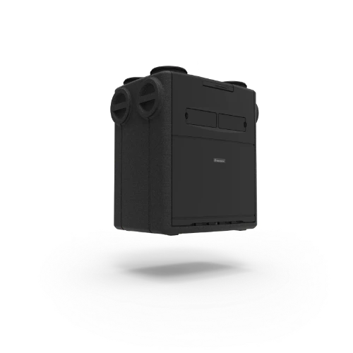 Renson Flux Go Wall 330 systeem D+ ventilatieunit 330 m³/h bij 200 Pa - Centrale detectie RH 34598