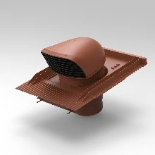 Renson 8753 Renson Acces ventilatiedakdoorvoer 150/160 mm - bruin design polypropyleen - pannendak