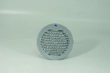 Renson 9802 Renson 435R inbouwrooster rond 120 mm - RAL 9006 blank aluminium - dikte 46 mm