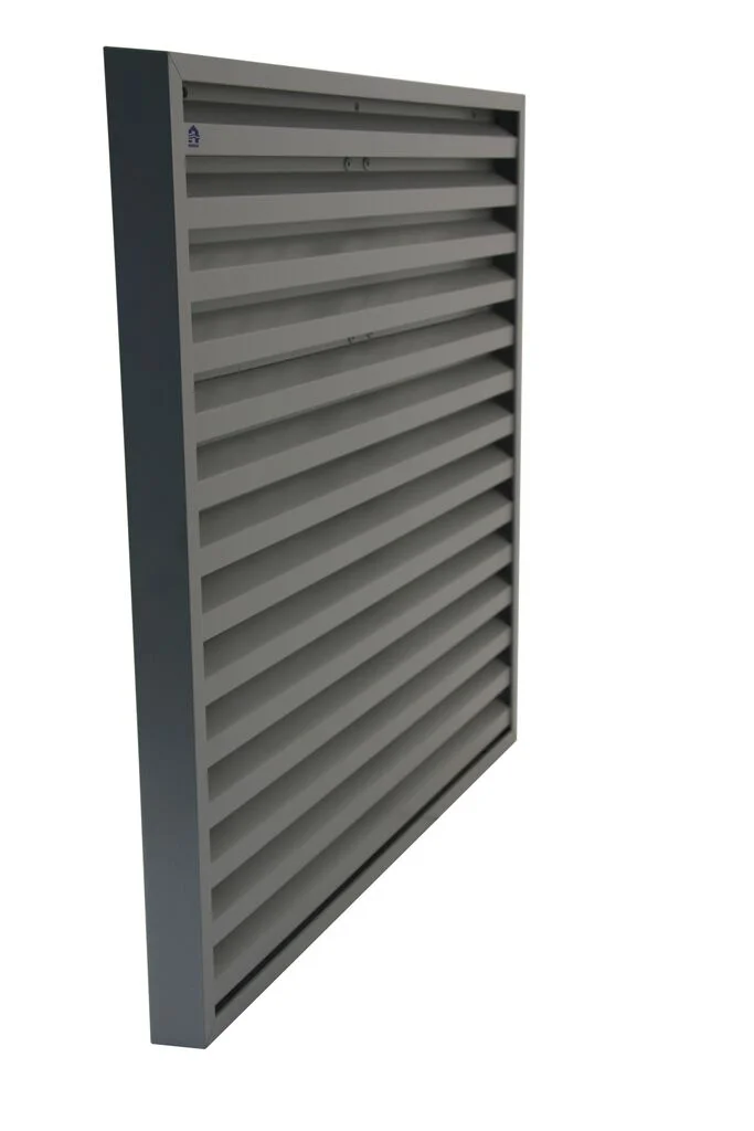 Renson Buitenluchtrooster Renson 431RC2 vierkant aluminium zwart 170x170mm 431RC2