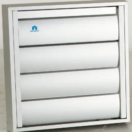 Renson Buitenluchtrooster Renson 433/S vierkant aluminium 210x210mm 10114