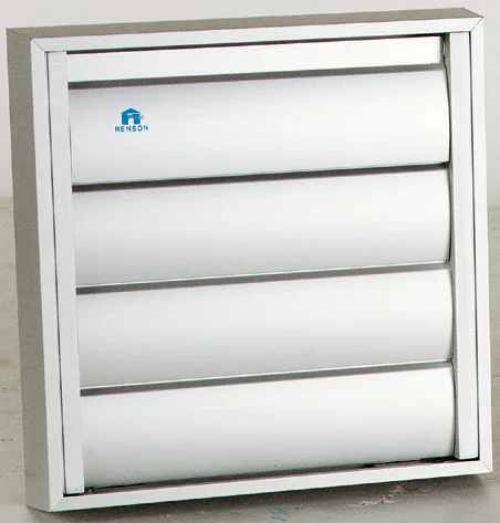 Renson Buitenluchtrooster Renson 433/S vierkant aluminium 210x210mm 10114