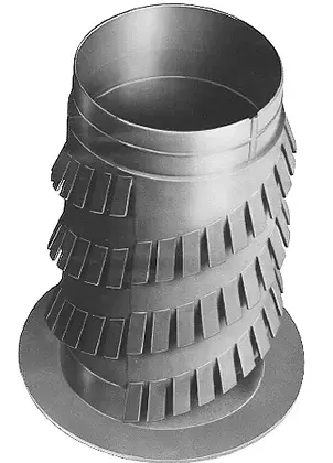 Renson Gekartelde montageflens d80mm High ( 260mm ) renson 66014007