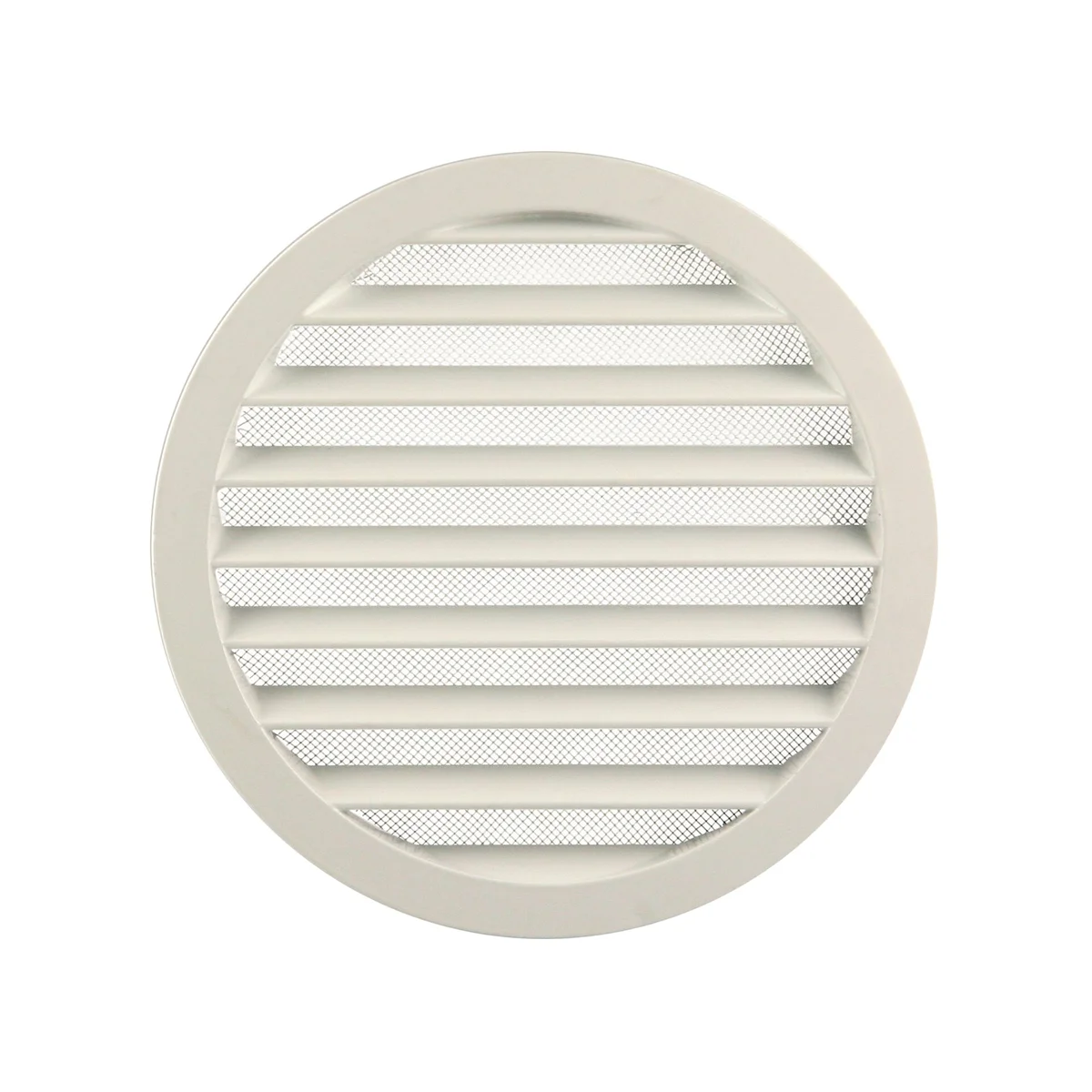 Renson Buitenluchtrooster Renson 434RE rond Ø160mm aluminium wit 10125