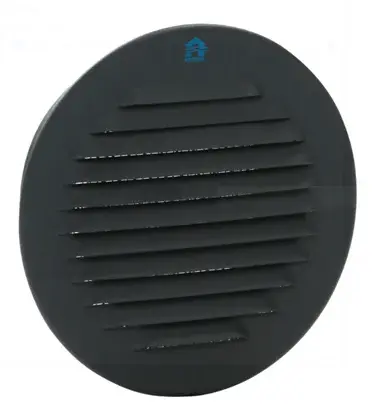 Renson Buitenluchtrooster Renson 435R rond Ø245mm aluminium zwart 10566