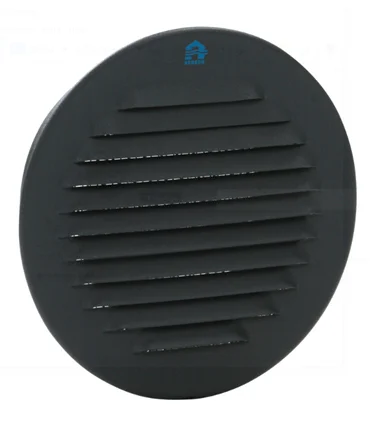 Renson Buitenluchtrooster Renson 435R rond Ø245mm aluminium zwart 10566