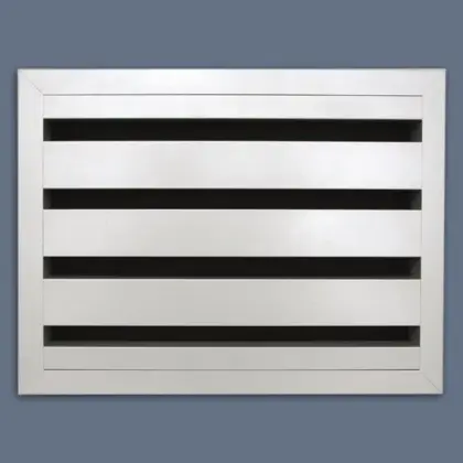 Renson Geluiddempende deurrooster 468 AK/2 (328x278) BEL 9010 renson 10856