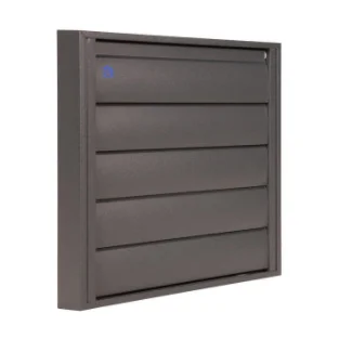 Renson Buitenluchtrooster Renson 433/S vierkant aluminium grijs 210x210mm 13452