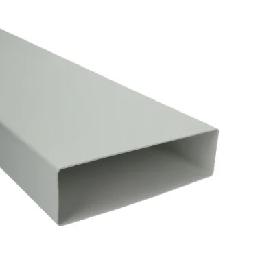Renson PVC koppelstukken buisstuk 1m nr.7028 204x60 wit renson 17100