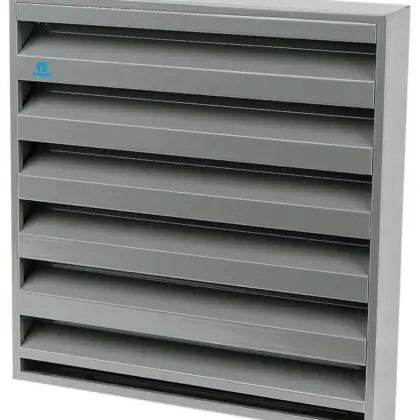 Renson Buitenluchtrooster Renson 431 vierkant aluminium zwart 225x225mm 17401
