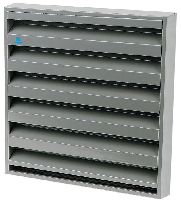 Renson Buitenluchtrooster Renson 431 vierkant aluminium zwart 225x225mm 17401