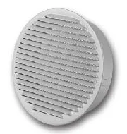 Renson Buitenluchtrooster Renson 435R rond Ø100mm aluminium aluminium 17471