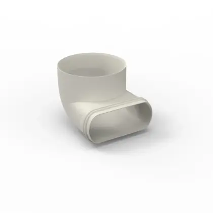 Renson Verloopstuk vierkant op rond Renson Easyflex Ø125mm 27590