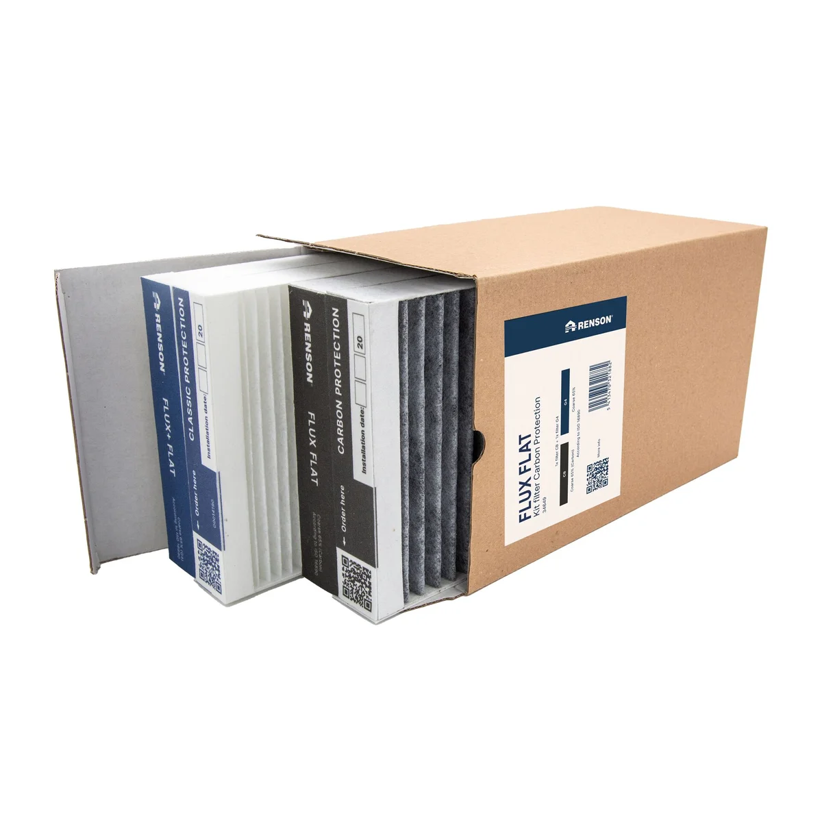 Renson Kit Flux Flat filter Carbon (Carbon+G4) renson 34651