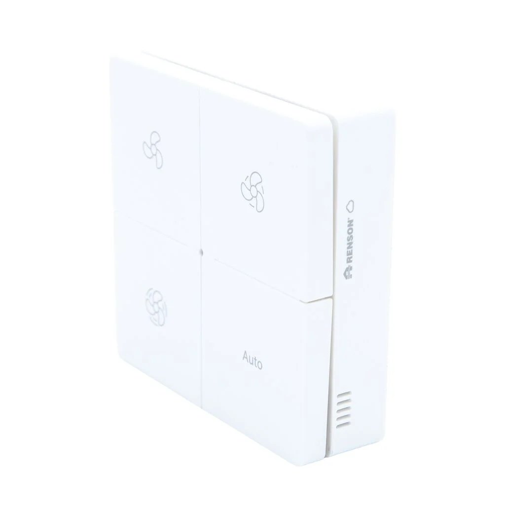 Renson RF vierstandenschakelaar voor Flux - batterij renson 38444