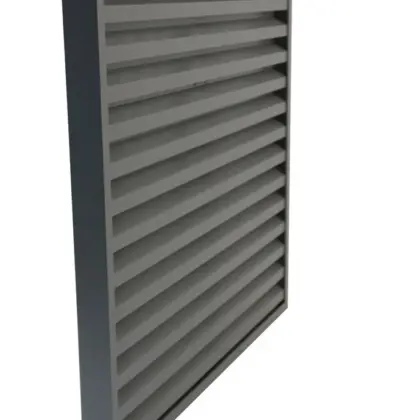 Renson Buitenluchtrooster Renson 431RC2 vierkant aluminium zwart 170x170mm 431RC2