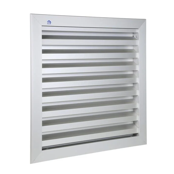 Renson Buitenluchtrooster Renson 411 vierkant aluminium 400x400mm 9086