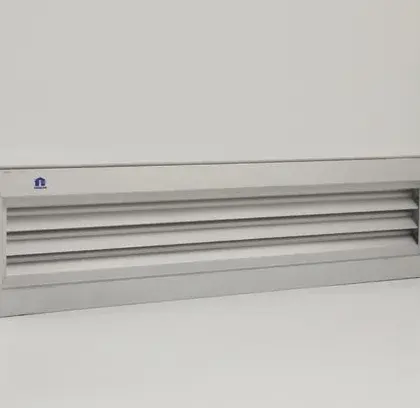 Renson Ventilatierooster Renson 461 rechthoekig 500x300mm aluminium Binnenrooster 9094