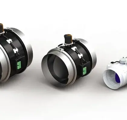 Renson Regelklep rond luchtkanaal Renson Healthconnector Master 250mm aluminium 9513