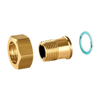 Resideo Buitendraadkoppeling DN25 plat pittway ASV-CS-25-O-F2