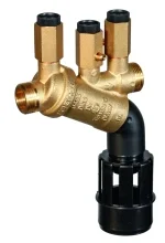Resideo Terugslagklep Resideo 1" brons buitendraad met wartelmoer BA195-3/8E