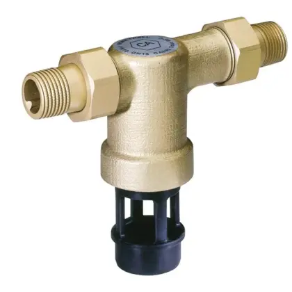 Resideo Terugslagklep Resideo WATER 3/4" messing buitendraad met wartelmoer CA CA295-3/4A