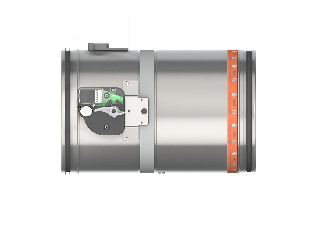 Rf-t Brandklep rond Rf-t CR60-L500 Ø160mm smeltloodmechanisme CR60-L500+MFUS-160