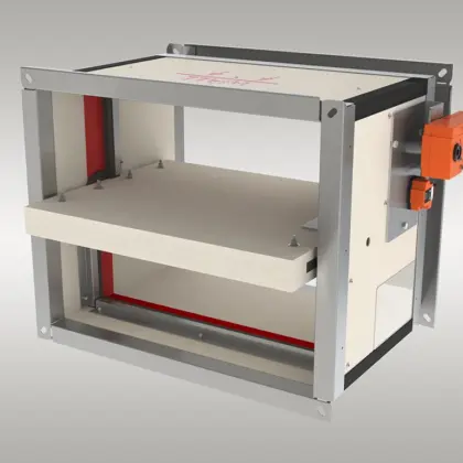 Rf-t Brandklep rechthoekig CU2+BFNT230 1150x400 rft CU21150400BFNT230