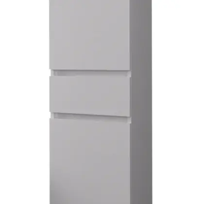 Riho PORTO kolomkast 40x32x160cm 2 deuren + 1 lade soft close - hoogglans wit F014026DP0