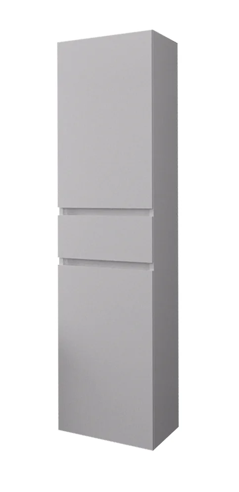 Riho PORTO kolomkast 40x32x160cm 2 deuren + 1 lade soft close - hoogglans wit F014026DP0