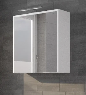 Riho Spiegelkast Riho Porto 600x600x200mm wit met verlichting bovenzijde aan-/uitschakelaar F014027DP0