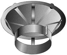 Roccheggiani SPG 316L inox enkelwandig regenkap kap 150 mm 31.170.11.50