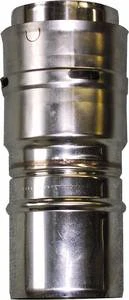 Roccheggiani Isoflex SP 316L overdruk koppelstuk vast-flex 100 x 100 mm (onderaan) 31.409.91.00